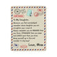 To My Daughter Braver I Love You (From Mom) – Sherpa Fleece Blanket - Marlofy.com