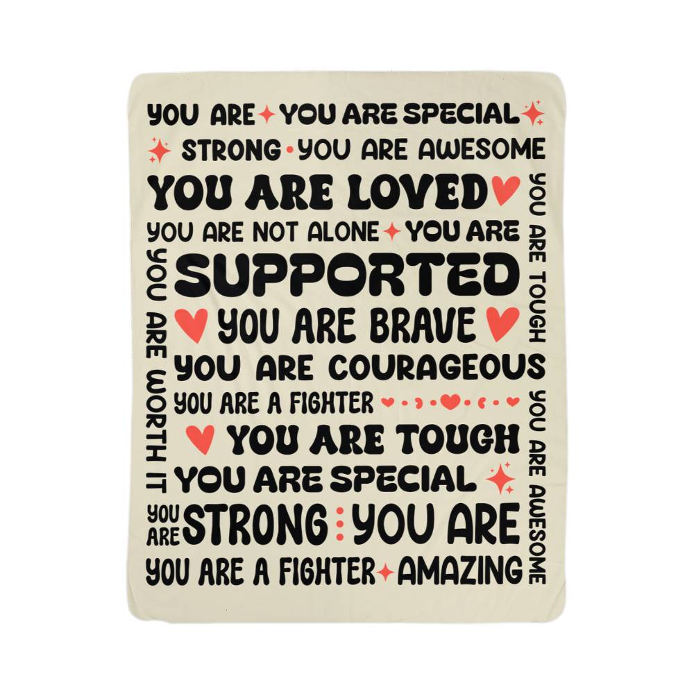 To My Daughter Braver (From Mom) – Sherpa Fleece Blanket - Marlofy.com