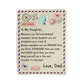 To My Daughter Braver (From Dad) – Sherpa Fleece Blanket - Marlofy.com