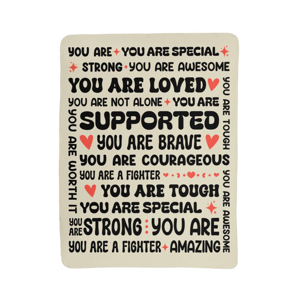 To My Daughter Braver (From Mom) – Sherpa Fleece Blanket - Marlofy.com