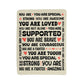 To My Daughter Braver (From Mom) – Sherpa Fleece Blanket - Marlofy.com