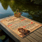 To My Daughter This Old Lion – Sherpa Fleece Blanket - Marlofy.com
