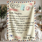To My Daughter Loved (From Dad & Mom) – Sherpa Fleece Blanket - Marlofy.com