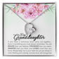 Brave Granddaughter - Forever Love Necklace - Marlofy.com