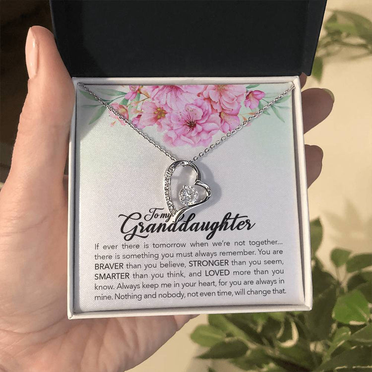 Brave Granddaughter - Forever Love Necklace - Marlofy.com