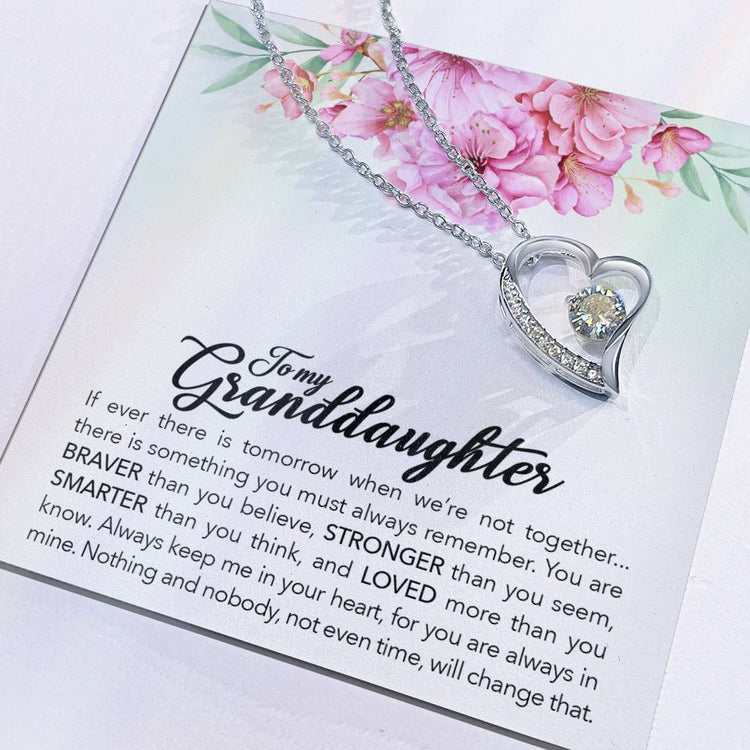 Brave Granddaughter - Forever Love Necklace - Marlofy.com