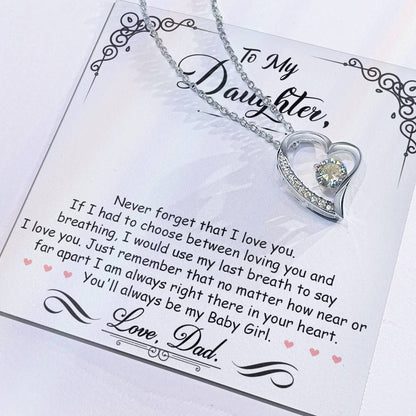 My Baby Girl - Forever Love Necklace - Marlofy.com