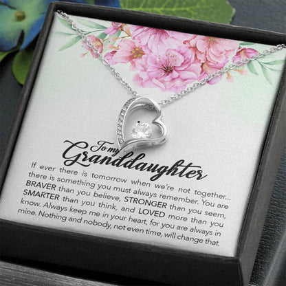Brave Granddaughter - Forever Love Necklace - Marlofy.com