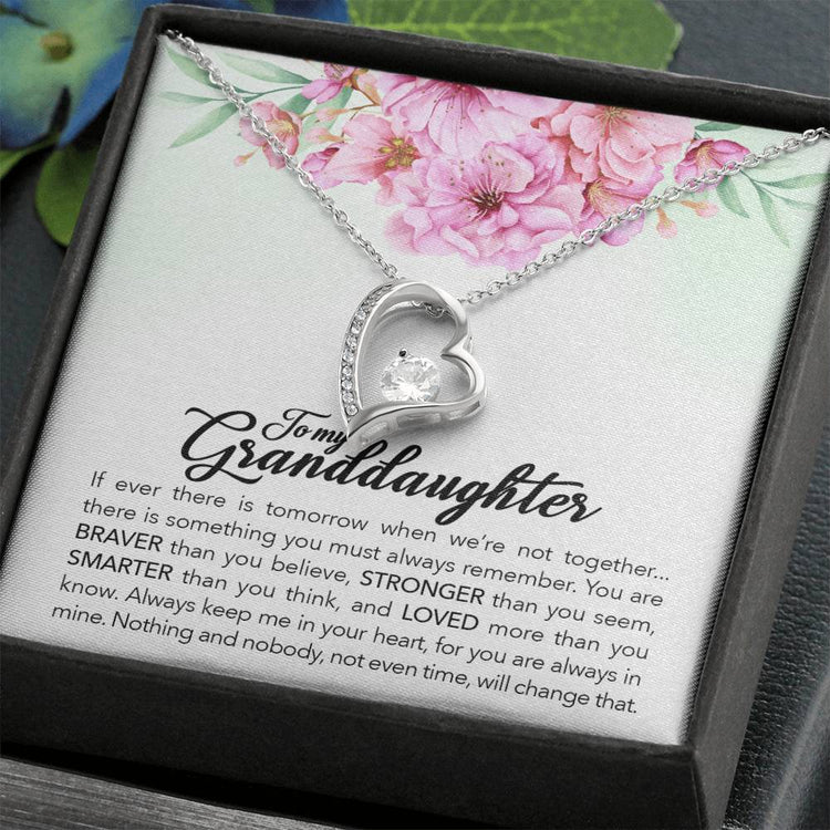 Brave Granddaughter - Forever Love Necklace - Marlofy.com