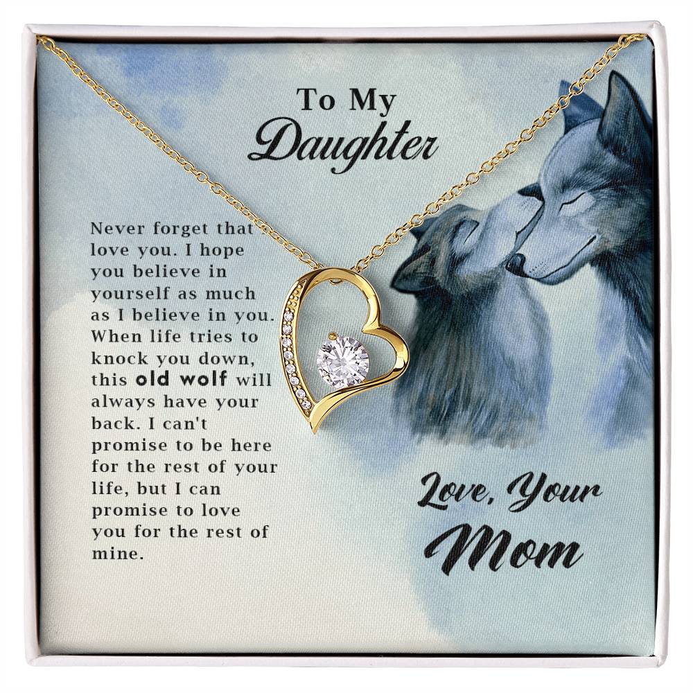 Old Wolf - Forever Love Necklace - Marlofy.com