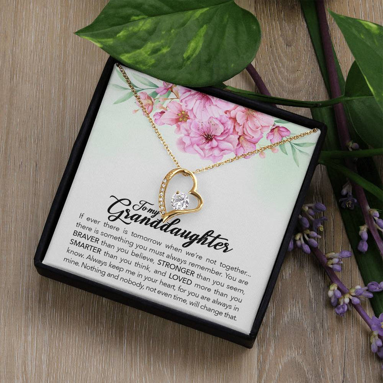Brave Granddaughter - Forever Love Necklace - Marlofy.com