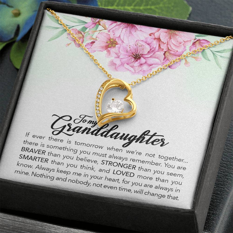 Brave Granddaughter - Forever Love Necklace - Marlofy.com