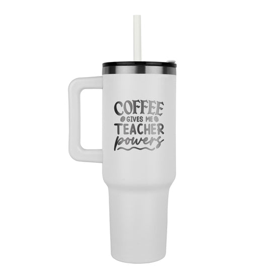 Coffee Gives Me Powers - Teachers Mug - Marlofy.com