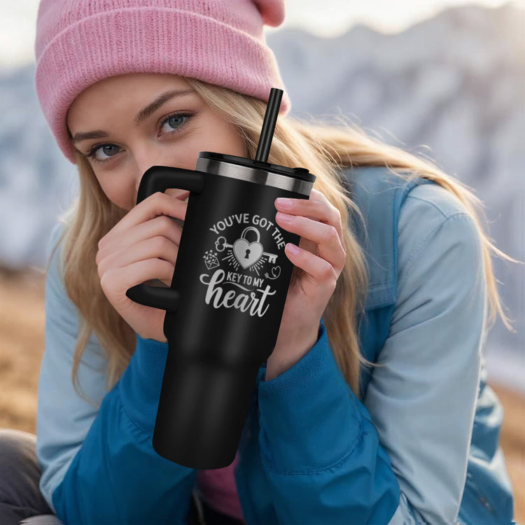 Key To My Heart - Tumbler - Marlofy.com