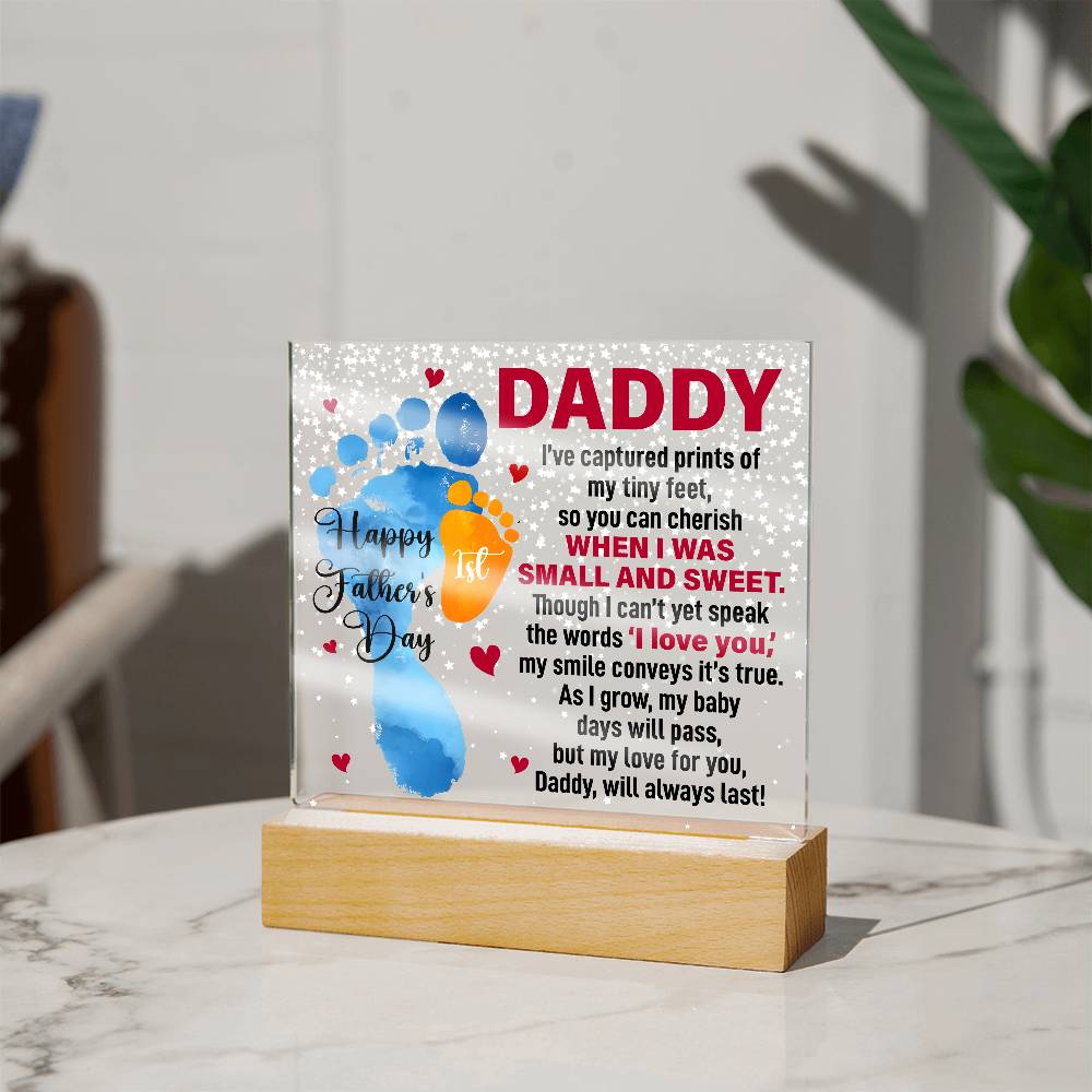 When I Was Small and Sweet - Acrylic Square - Marlofy.com