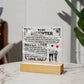 To My Daughter Promise – Acrylic Square - Marlofy.com
