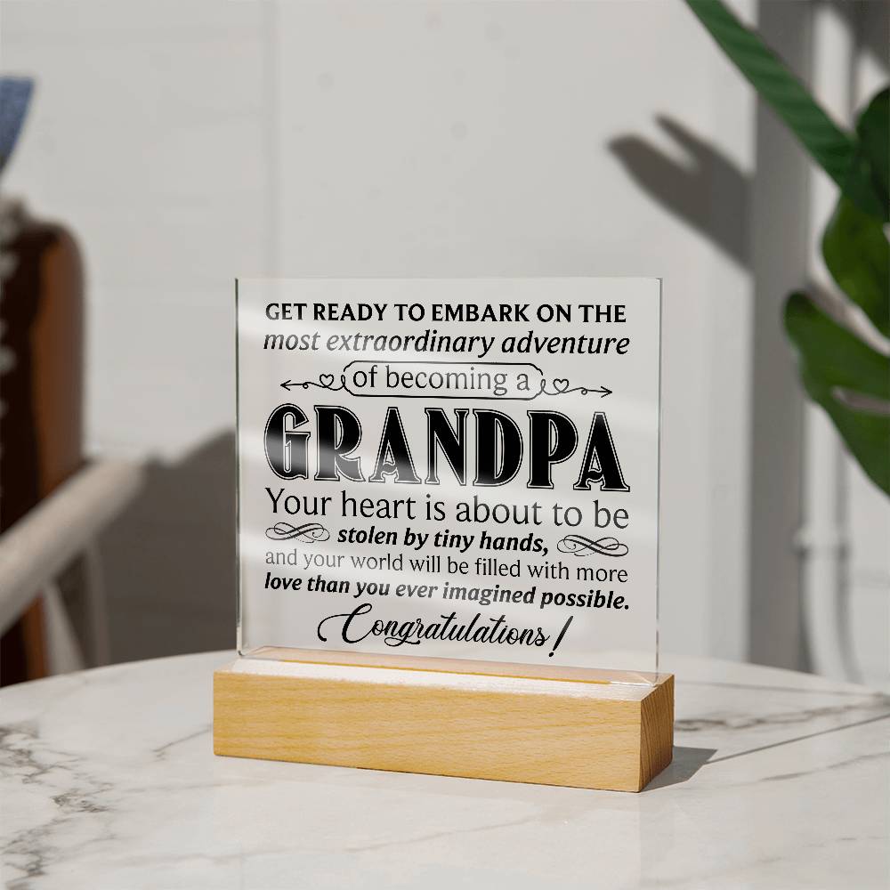 Grandpa – Acrylic Square - Marlofy.com