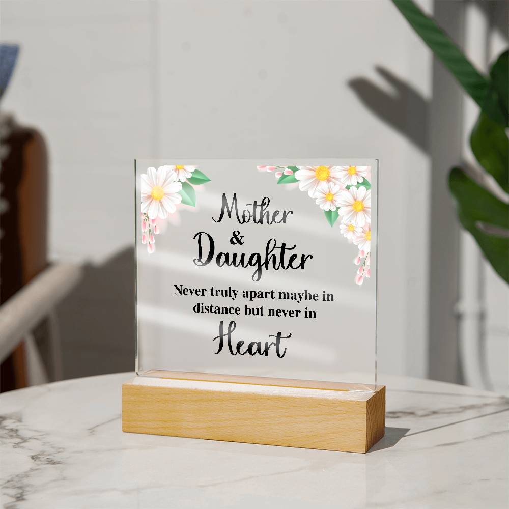 To My Daughter Distance – Acrylic Square - Marlofy.com