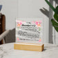 To My Beautiful Wife – Acrylic Square - Marlofy.com