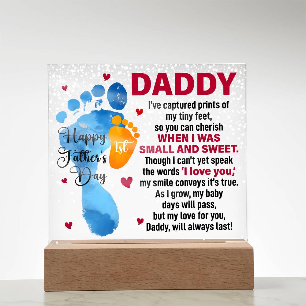 When I Was Small and Sweet - Acrylic Square - Marlofy.com
