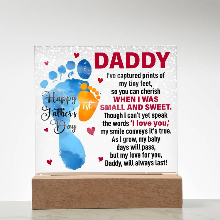 When I Was Small and Sweet - Acrylic Square - Marlofy.com