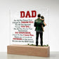 Thank You Dad - Acrylic Square - Marlofy.com