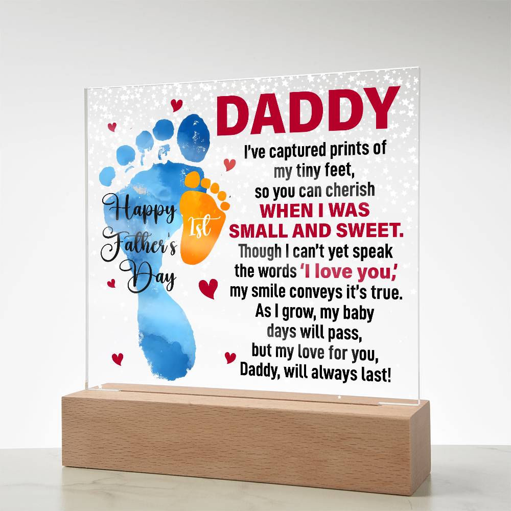 When I Was Small and Sweet - Acrylic Square - Marlofy.com
