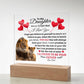 To My Daughter Old Lion – Acrylic Square - Marlofy.com