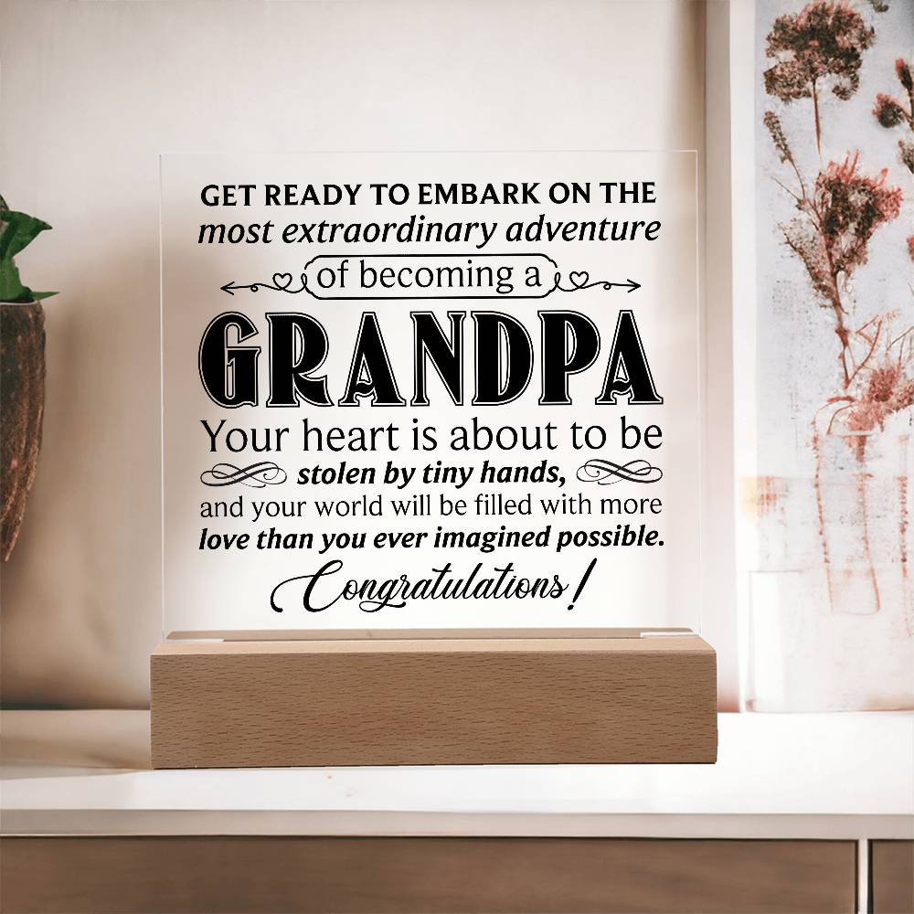 Grandpa – Acrylic Square - Marlofy.com