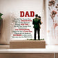 Thank You Dad - Acrylic Square - Marlofy.com