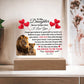 To My Daughter Old Lion – Acrylic Square - Marlofy.com
