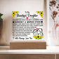 To My Daughter – Acrylic Square - Marlofy.com