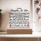 To My Daughter-in-Law Honor – Acrylic Square - Marlofy.com