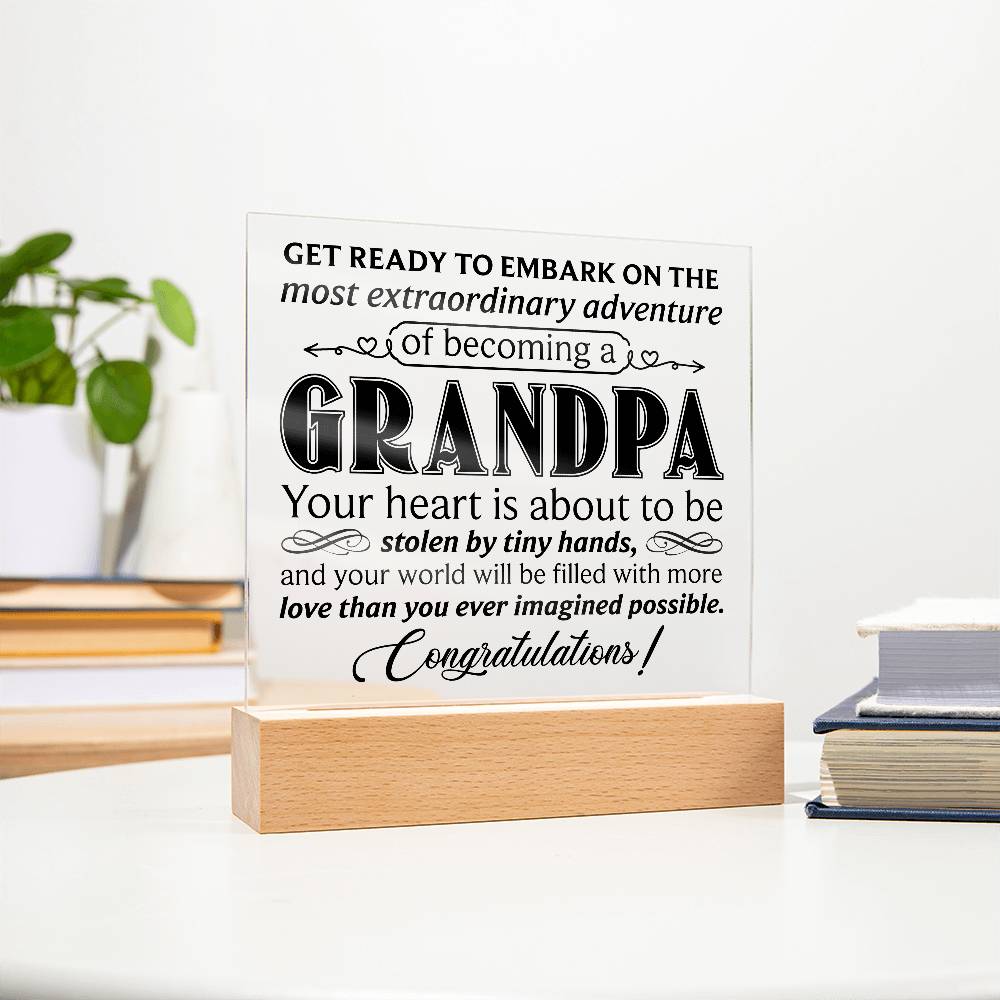 Grandpa – Acrylic Square - Marlofy.com