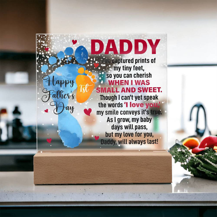 When I Was Small and Sweet - Acrylic Square - Marlofy.com