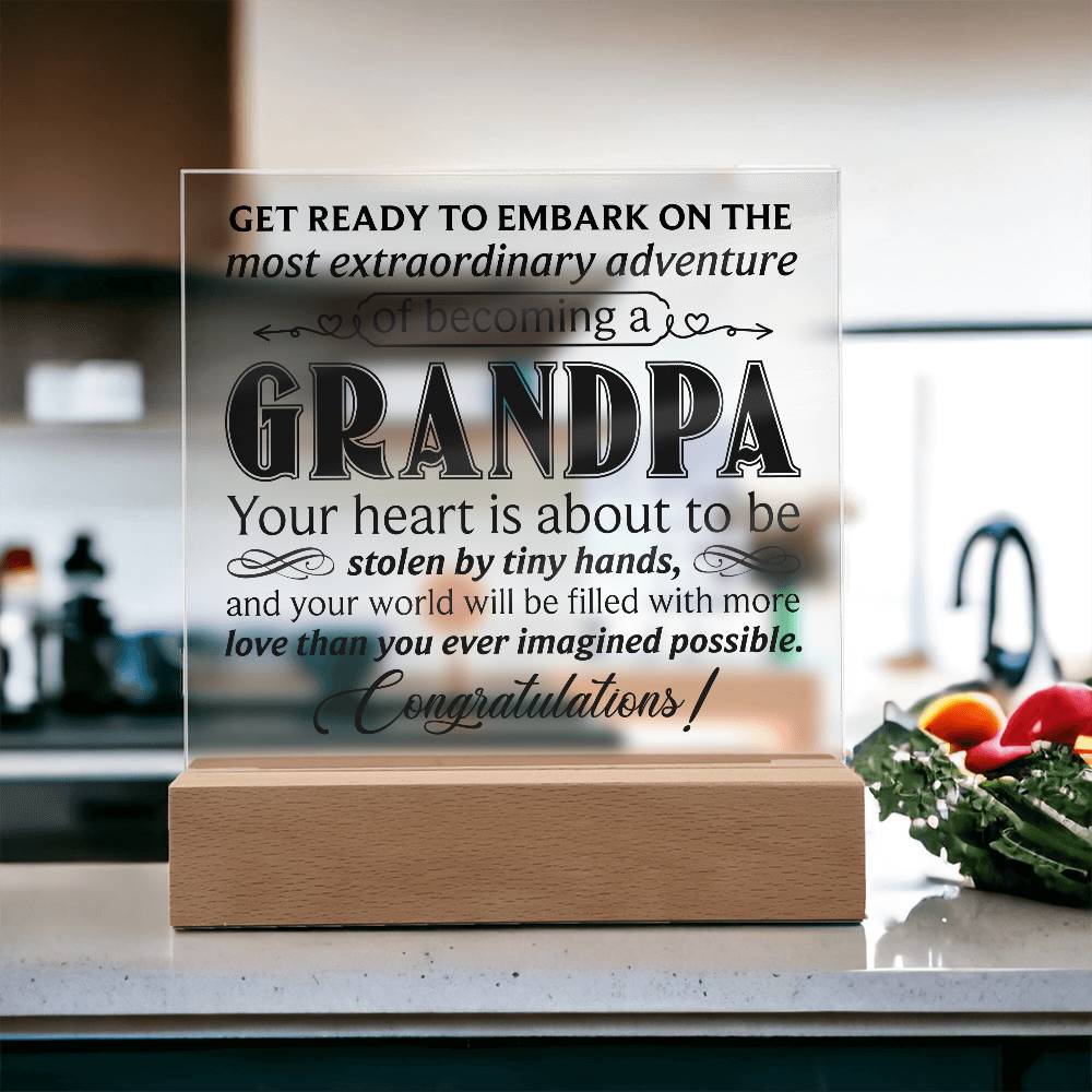 Grandpa – Acrylic Square - Marlofy.com