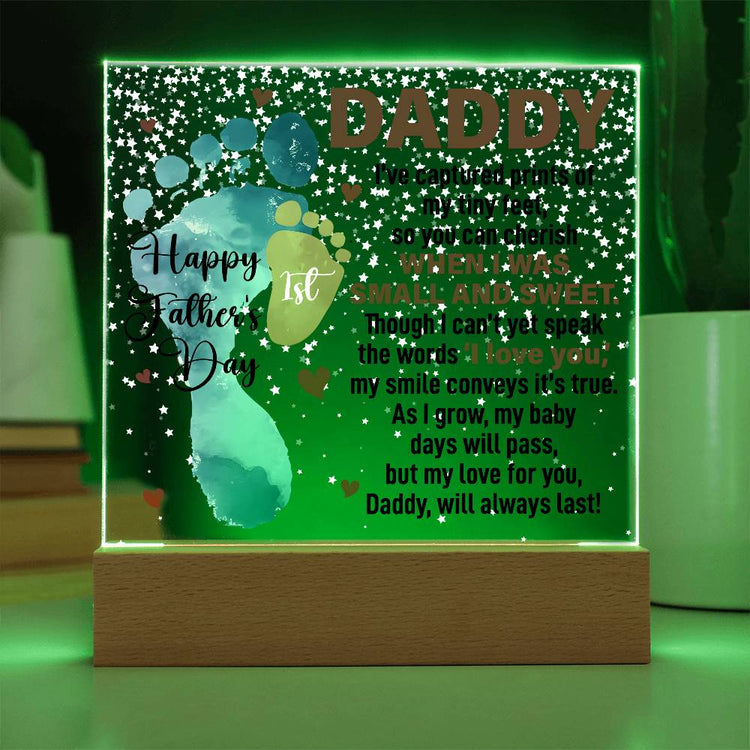 When I Was Small and Sweet - Acrylic Square - Marlofy.com