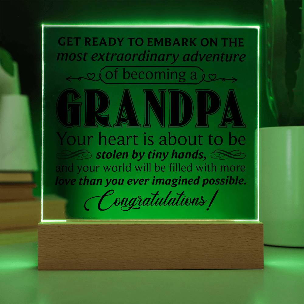 Grandpa – Acrylic Square - Marlofy.com