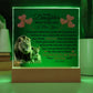 To My Daughter Old Lion – Acrylic Square - Marlofy.com