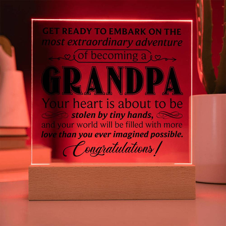 Grandpa – Acrylic Square - Marlofy.com