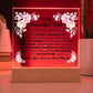 To My Beautiful Wife – Acrylic Square - Marlofy.com