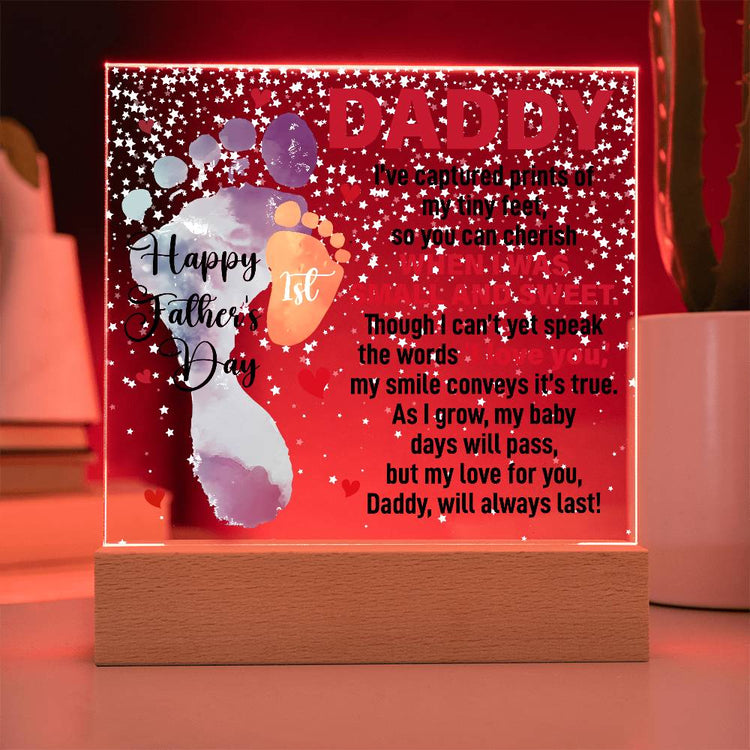 When I Was Small and Sweet - Acrylic Square - Marlofy.com