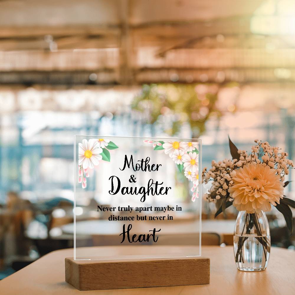 To My Daughter Distance – Acrylic Square - Marlofy.com