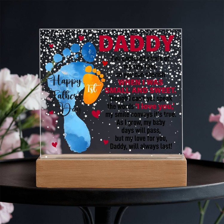 When I Was Small and Sweet - Acrylic Square - Marlofy.com