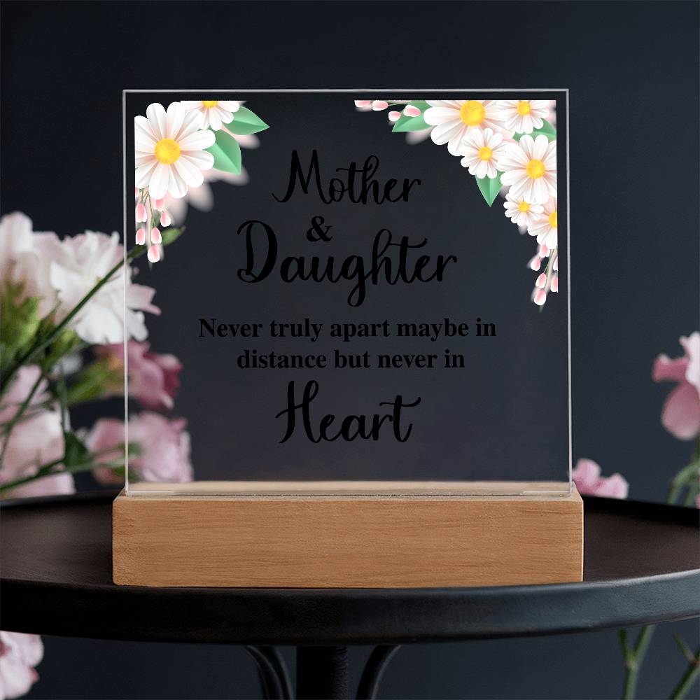 To My Daughter Distance – Acrylic Square - Marlofy.com