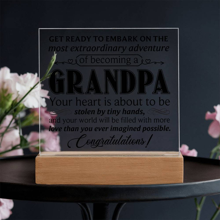Grandpa – Acrylic Square - Marlofy.com
