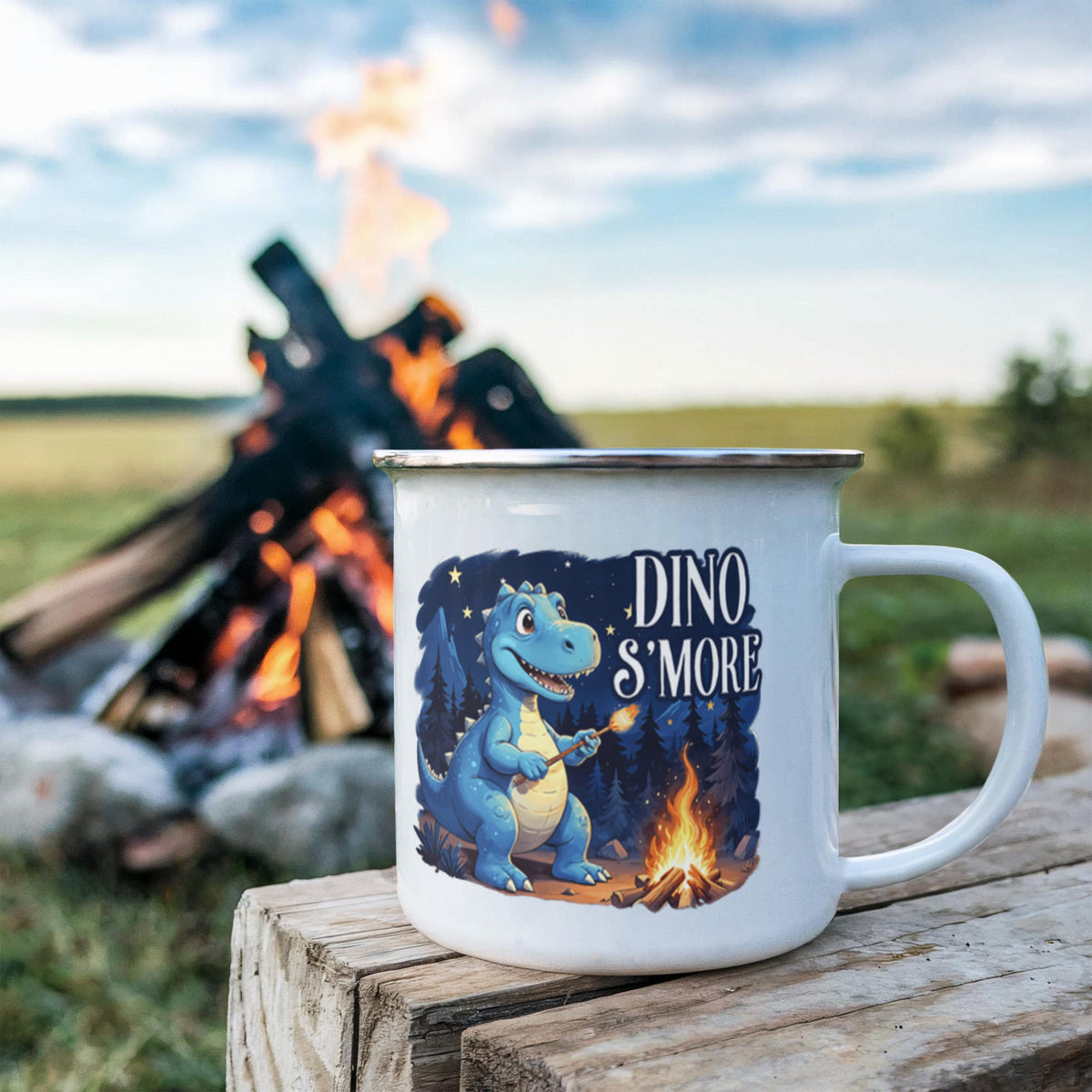 Dino Smores - Camping Mug - Marlofy.com