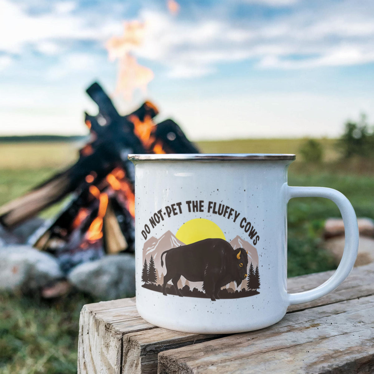 Fluffy Cows - Camping Mug - Marlofy.com