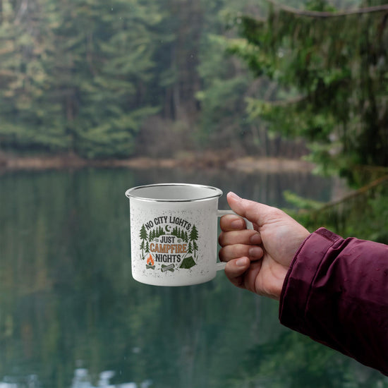 No City Lights - Camping Mug - Marlofy.com
