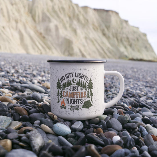 No City Lights - Camping Mug - Marlofy.com